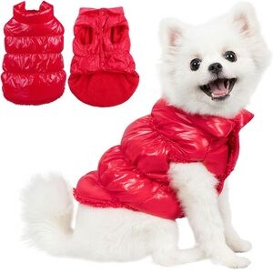 Dog Coat, Waterproof Dog Jacket, Winter Dog Coats for Small Dogs, Fleece